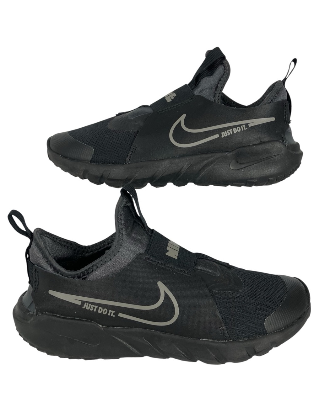Nike Flex Runner Youth Size 4 Slip On Athletic Shoes Black Anthracite DJ6038-001